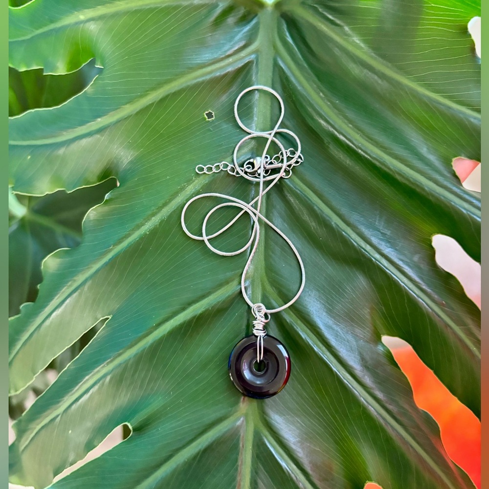 Black Obsidian necklace